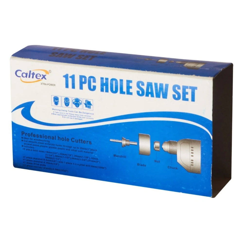 HOLE SAW SET (11PCS) CALTEX