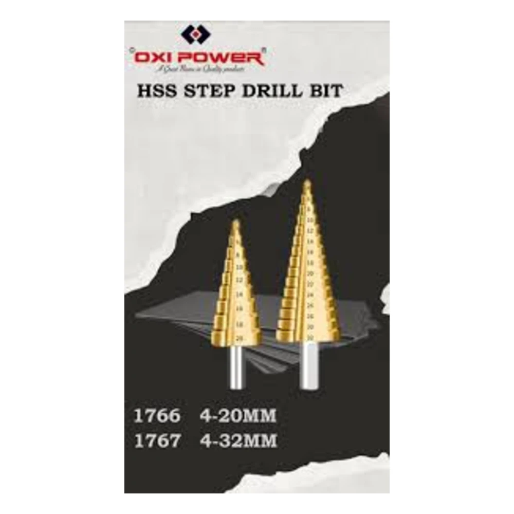 STEP DRILL BIT 4-20MM-OXI POWER